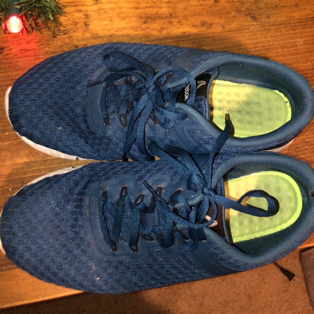 Blue Reebok Running Shoes - Picture 2 of 5
